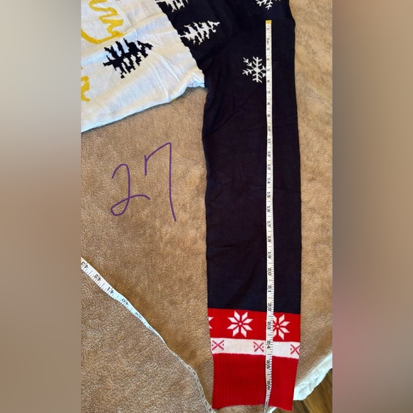 Tipsy Elves Festive Christmas Sweater with Santa Design Size L - Picture 5 of 9